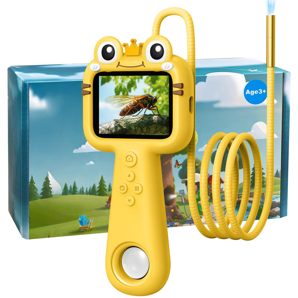 Vivid Glass borescope for kids with one-button operation enables easy exploration.