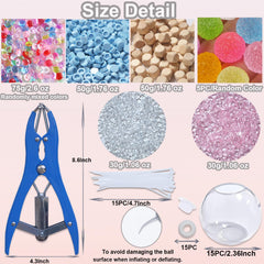 VIVIMAGIS DIY Stress Ball Kit fillers pack offers diverse textures
