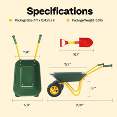 VIVOHOME little gardener wheeled cart invites exploration and creativity