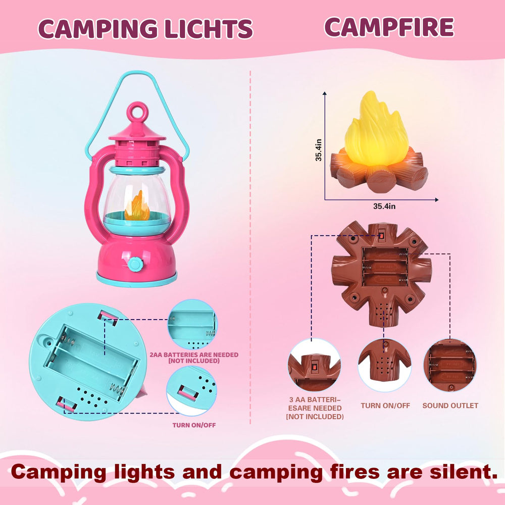 Viwulute camping set uses durable, safe materials for worry-free indoor and outdoor adventures.