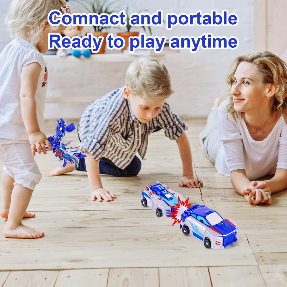 Vixiwi blue ABS toy car with durable construction for adventures.
