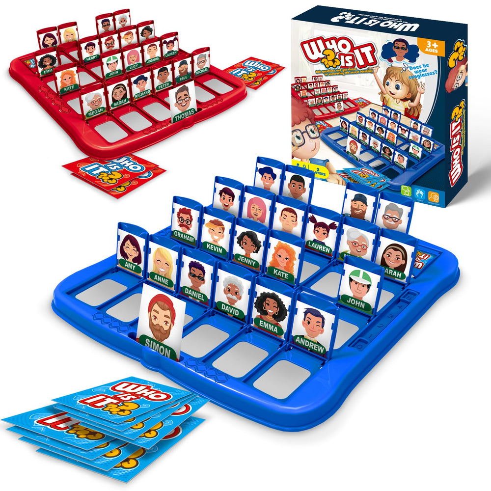 Vizikn Classic Character Guessing Game box, compact and durable for family play.