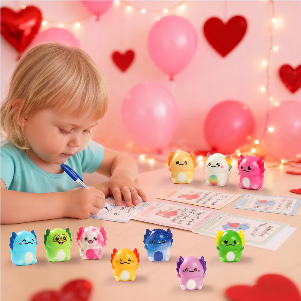 Vkovnis compact Valentine gift squishies fit in small goodie bags.