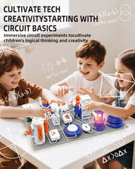 VLGOEM color-coded pieces enable quick, frustration-free circuit building for young engineers