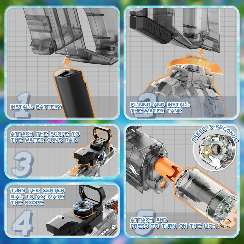 Vmiya summer gift-ready water gun for pool, beach, or backyard fun.