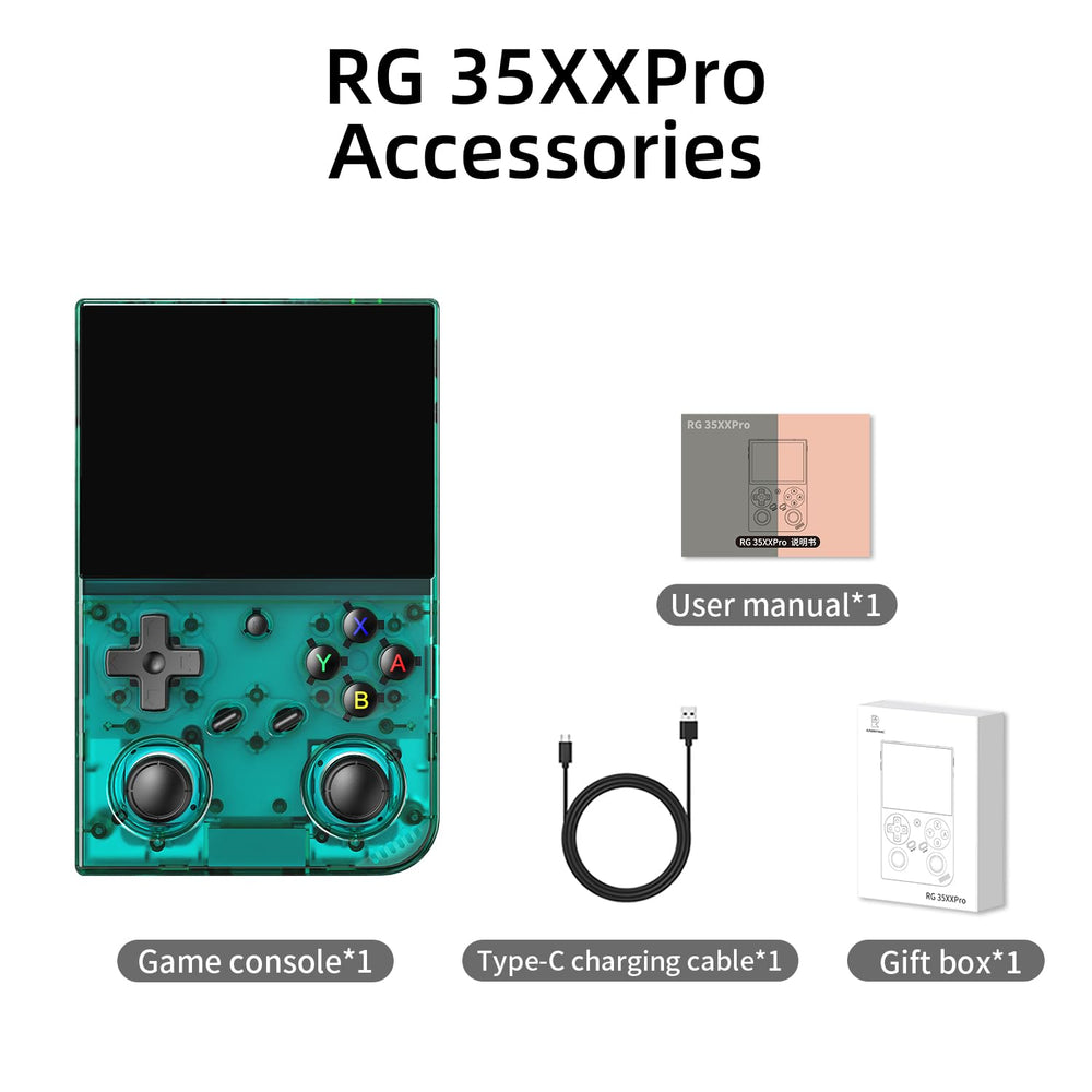 Voacle RG35XX Pro ships with 64GB SD card and 4353 games