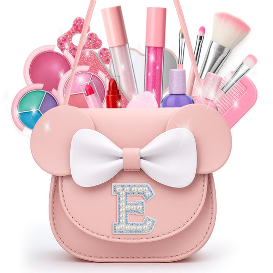 Vodolo initials makeup bag keeps your child organized during pretend makeup play