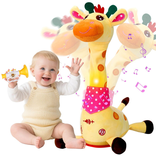 Vodolo giraffe toy with LED lights for engaging playtime