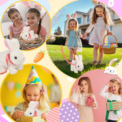 Voichic Realistic Bunny Toy stands about seven inches tall for easy handling.