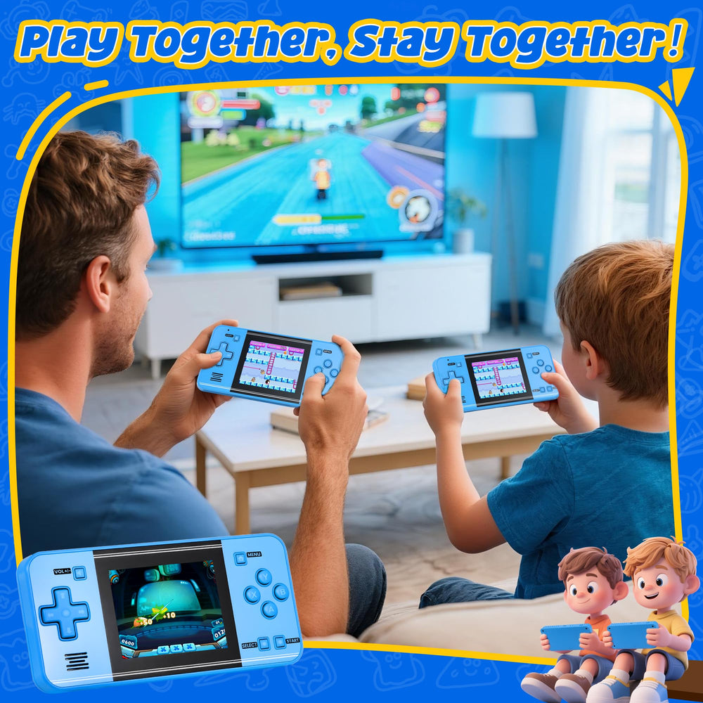 Voichic USB-C charging; up to six hours of portable play on trips.