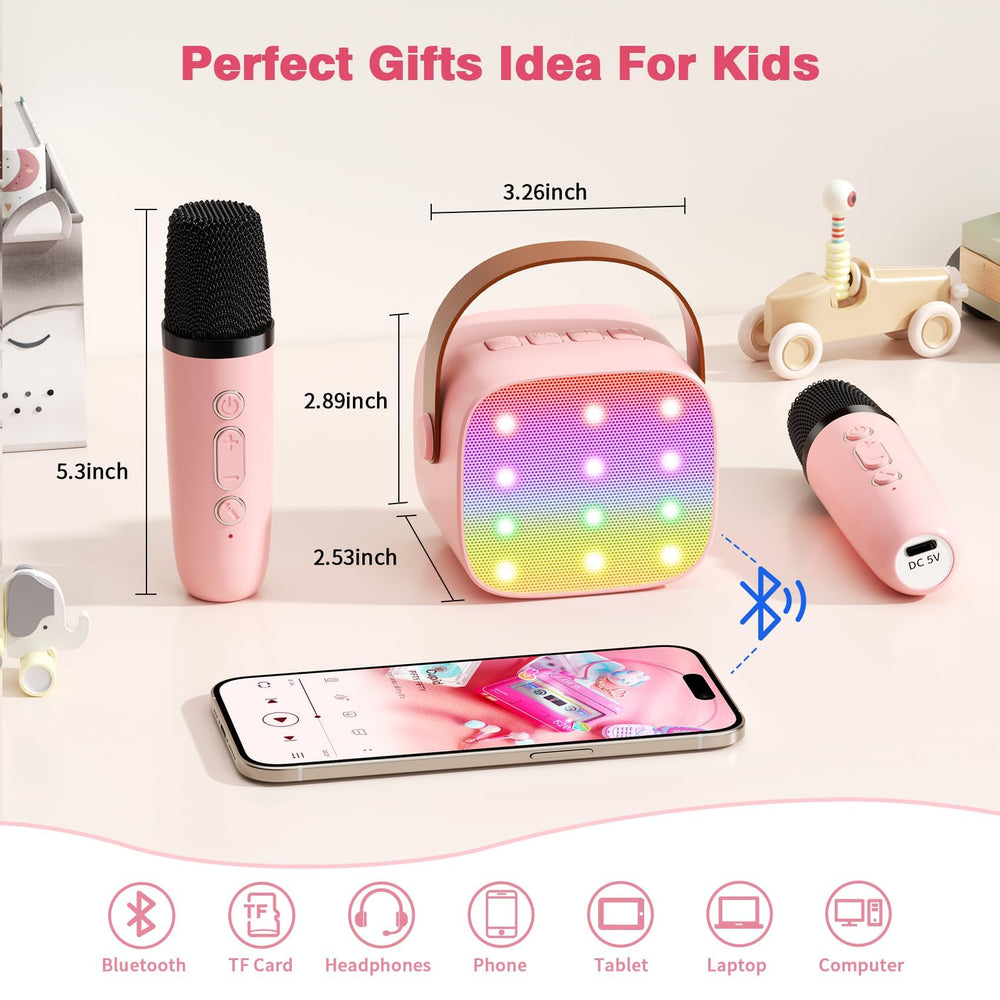 Voijump karaoke machine with Bluetooth 5.4 connectivity for easy smartphone streaming.
