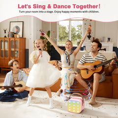 Voijump portable size makes home parties easy to move.