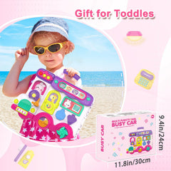 VOILBTOY Busy Board is travel-friendly for car rides and flights.