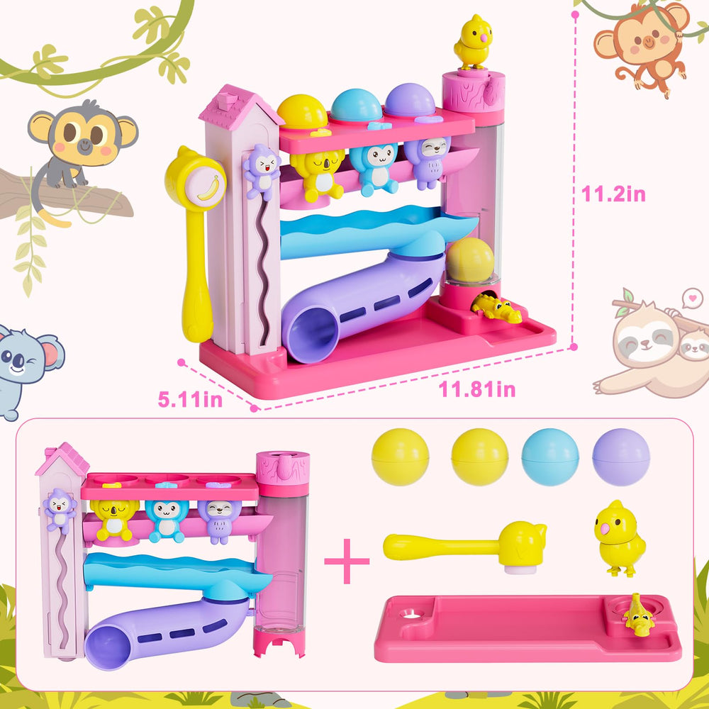 VOILBTOY music mode delivers 10 tunes to accompany ball drops.