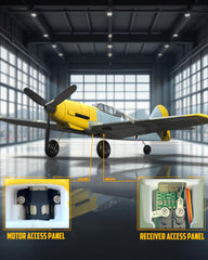 VolantexRC BF109 fighter 2.4GHz remote highlights reliable, long-range operation.