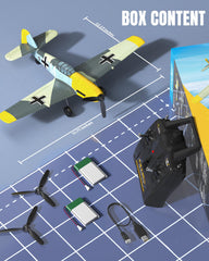 VolantexRC BF109 fighter battery packs enable longer flight sessions.