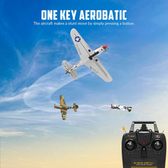 VolantexRC P40 beginner supports three flight levels.
