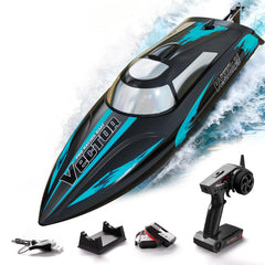 Volantexrc RC boat front view ready for pool racing.