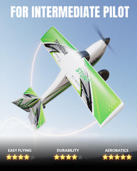 Volantexrc TrainStar 500mm green ready-to-fly packaging for quick setup.