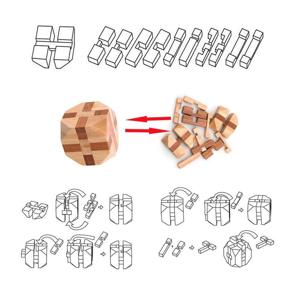 VolksRose clever-design 3D puzzle promotes careful observation and problem-solving during play