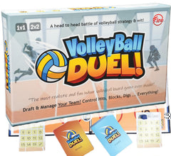 Volleyball Duel game board laid out like a real court for immersive play.