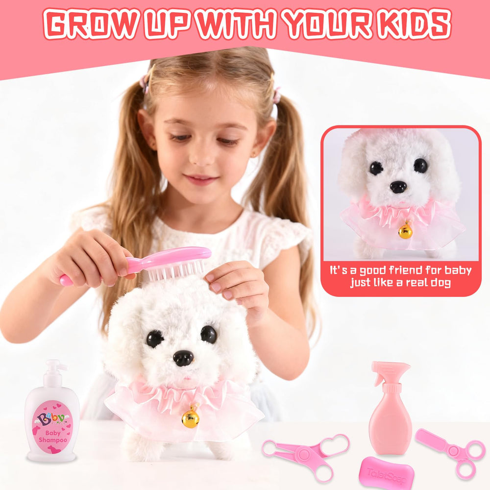 Volmop mirror supports pretend grooming and self-care.