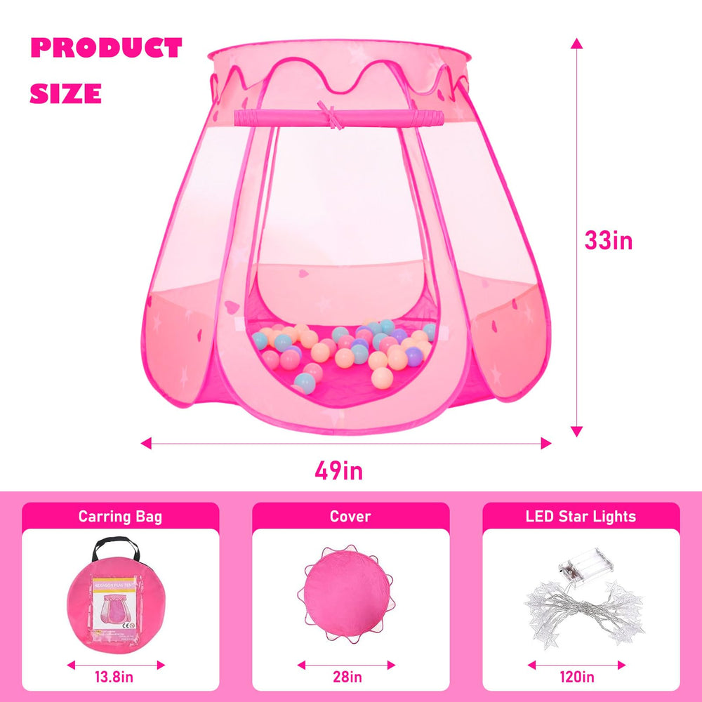 Volscity 50 balls included for sensory and interactive play.