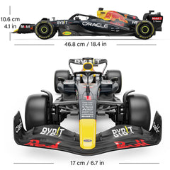 Voltz Toys F1 RB18 dashboard detail captures realistic interior for immersive play.