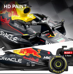 Voltz Toys Red Bull RB18 RC car suspension system in action