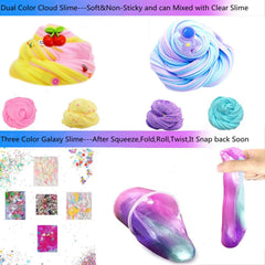 Vomkela brushed slime with glow powder shimmers at night