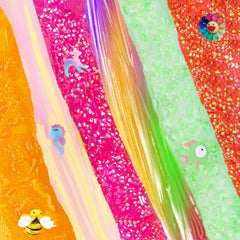 Vomkela honeycomb sponge slime demonstrates unique squeezing sensation