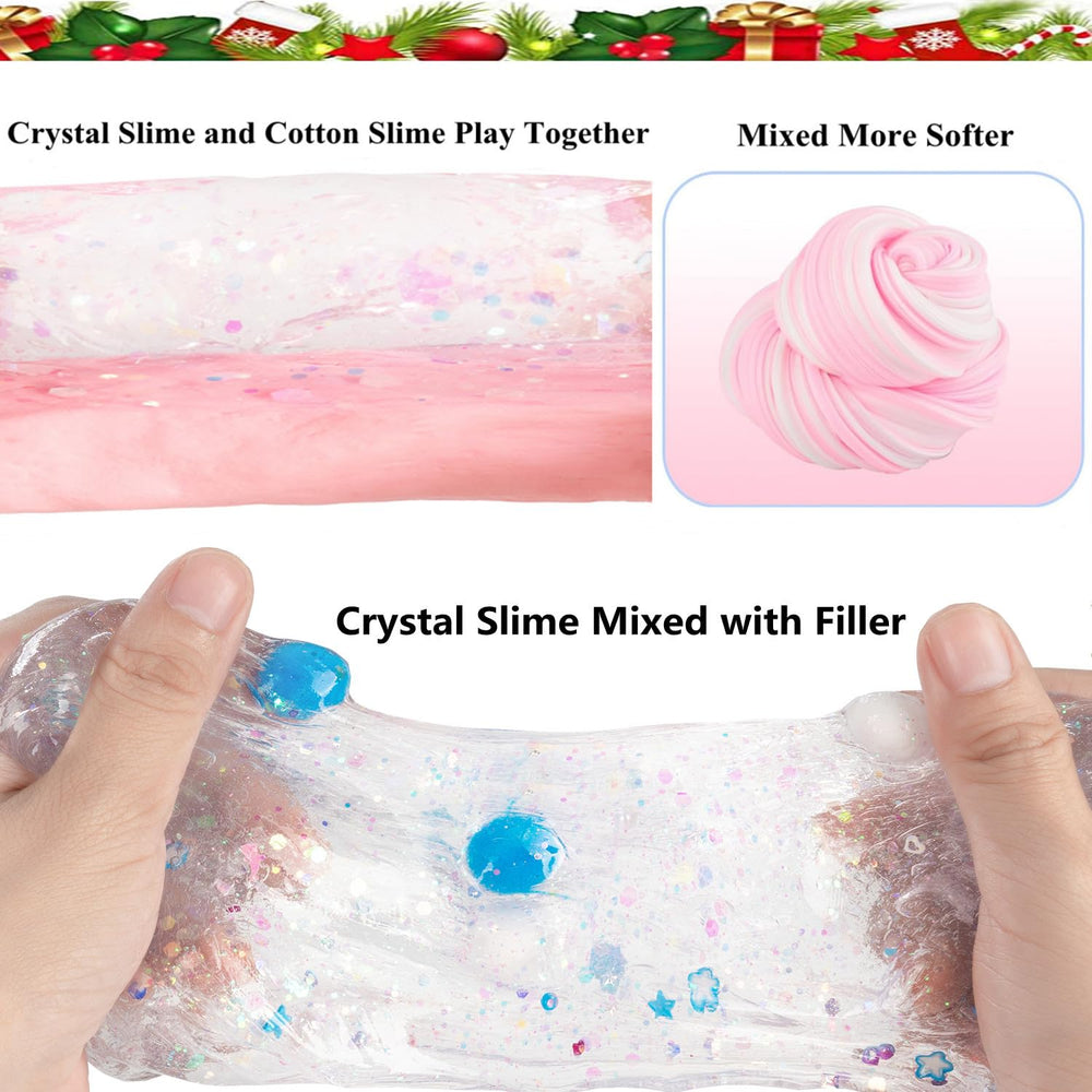 Vomkela Mermaid Slime Kit resin accessories add sparkle to DIY sessions.