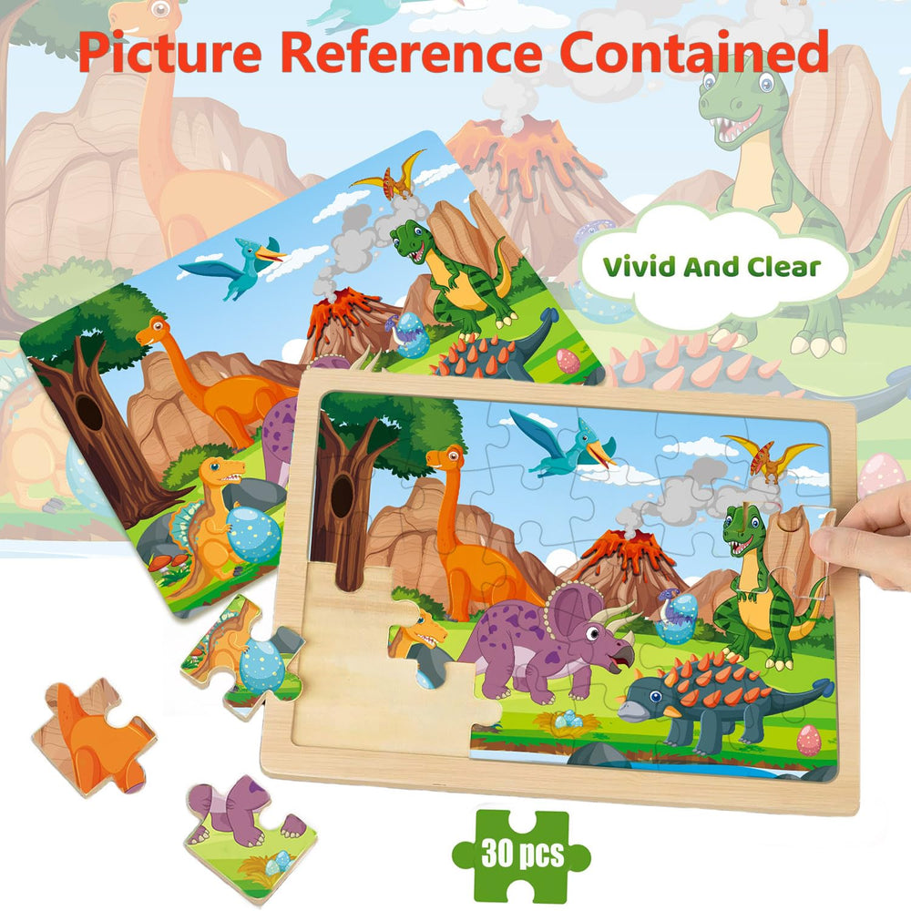 VOMYOZB wooden insect puzzle develops fine motor skills in colorful play