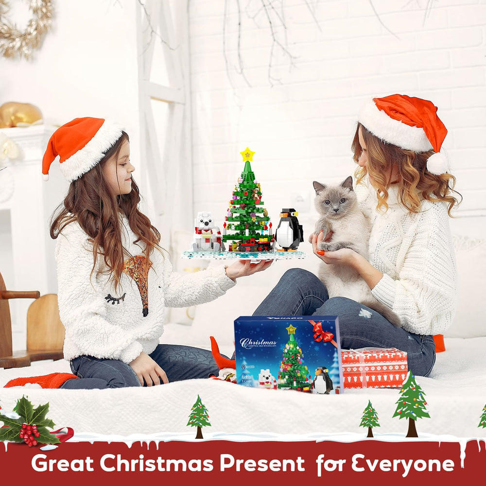 Vonado Christmas penguin figurine enhances holiday scene