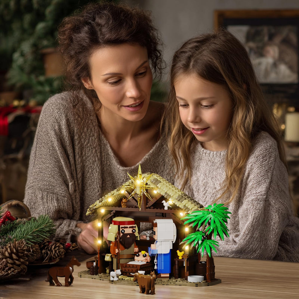 VONADO gift-box nativity set makes a thoughtful holiday present.