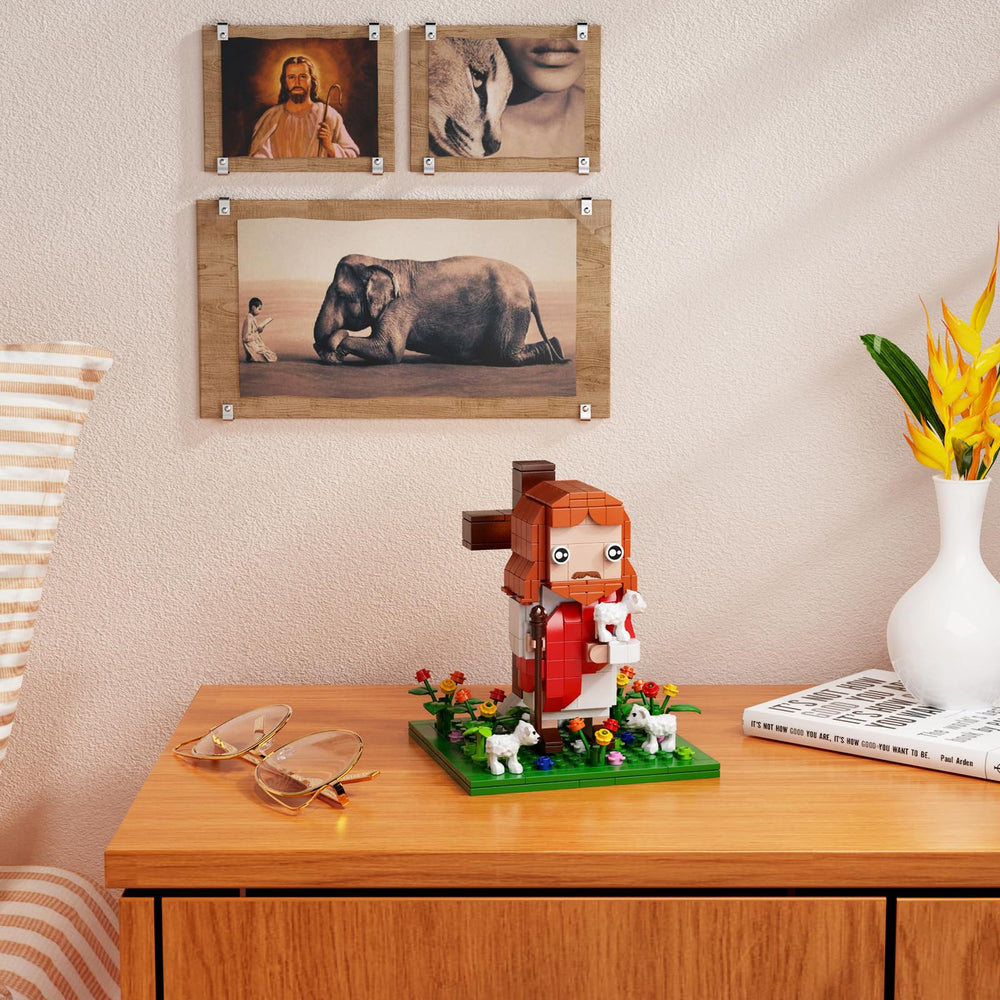 VONADO Jesus Building Block Set birth-scene detail for immersive storytelling