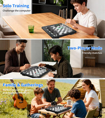 Vonset L6 family play mode makes chess a fun group activity