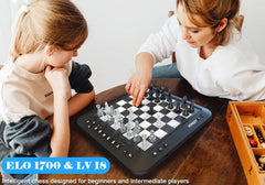 Vonset P6 LED interface display highlights moves and levels for easy learning.
