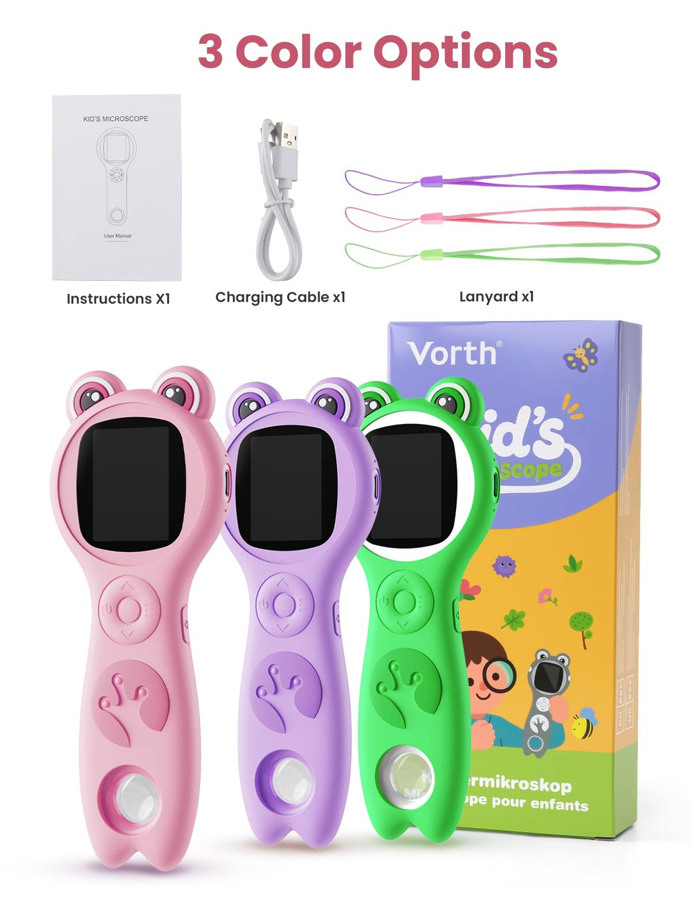 Vorth kids microscope educational photos capture macro moments for sharing