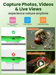 Vorth built-in storage holds about 200 photos for quick review.