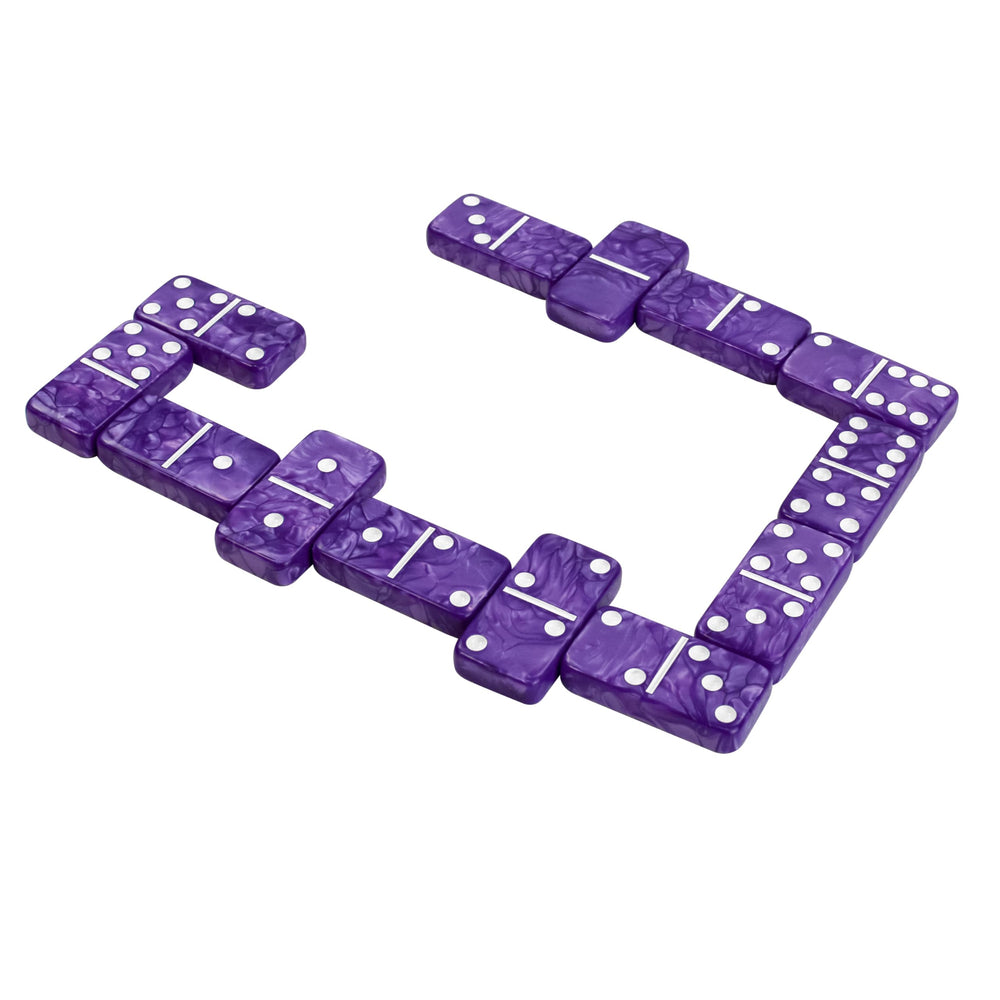 Elegant purple design enhances any game night setup.