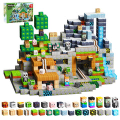 Voxifyx 150-piece magnetic blocks assembly for imaginative construction play