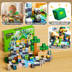 Voxifyx magnetic blocks storage case keeps play organized and ready
