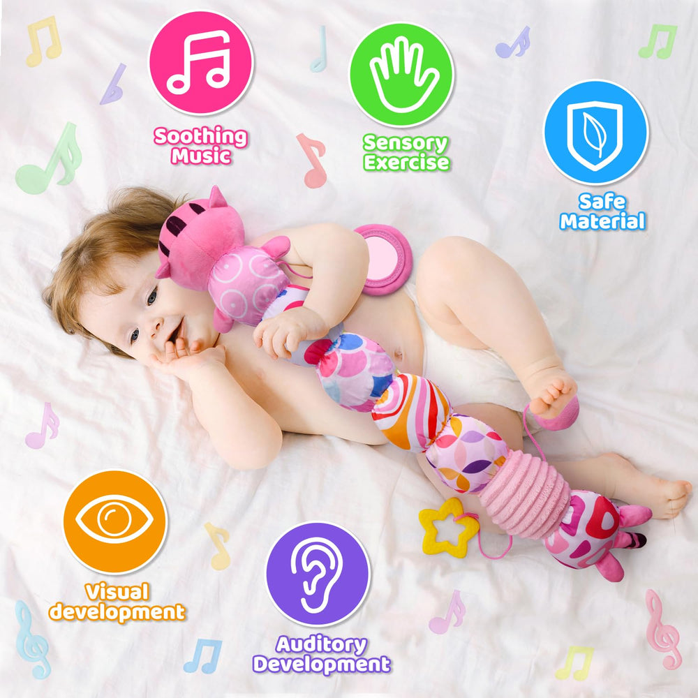 Vpkefla Caterpillar musical button front invites easy interaction.