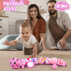 Vpkefla Caterpillar teething design soothes gums safely.