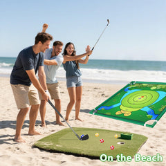 VQRZG Golf Chipping Game carry-bag makes portable setup effortless.