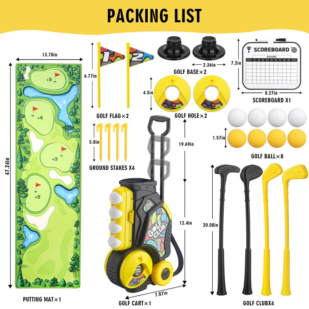 VROGTIK practice holes paired with the putting mat for real-game feel