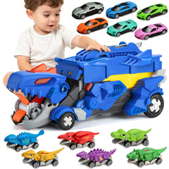 VROGTIK dinosaur carrier truck with a large loading area for creative play.