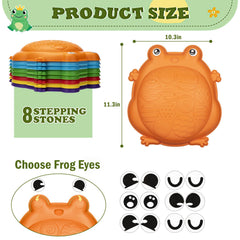 VROGTIK non-slip stepping stones stackable design for compact storage