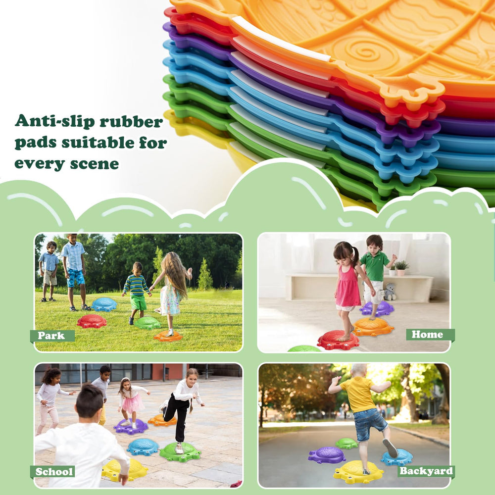 VROGTIK obstacle course for kids encourages active, collaborative play